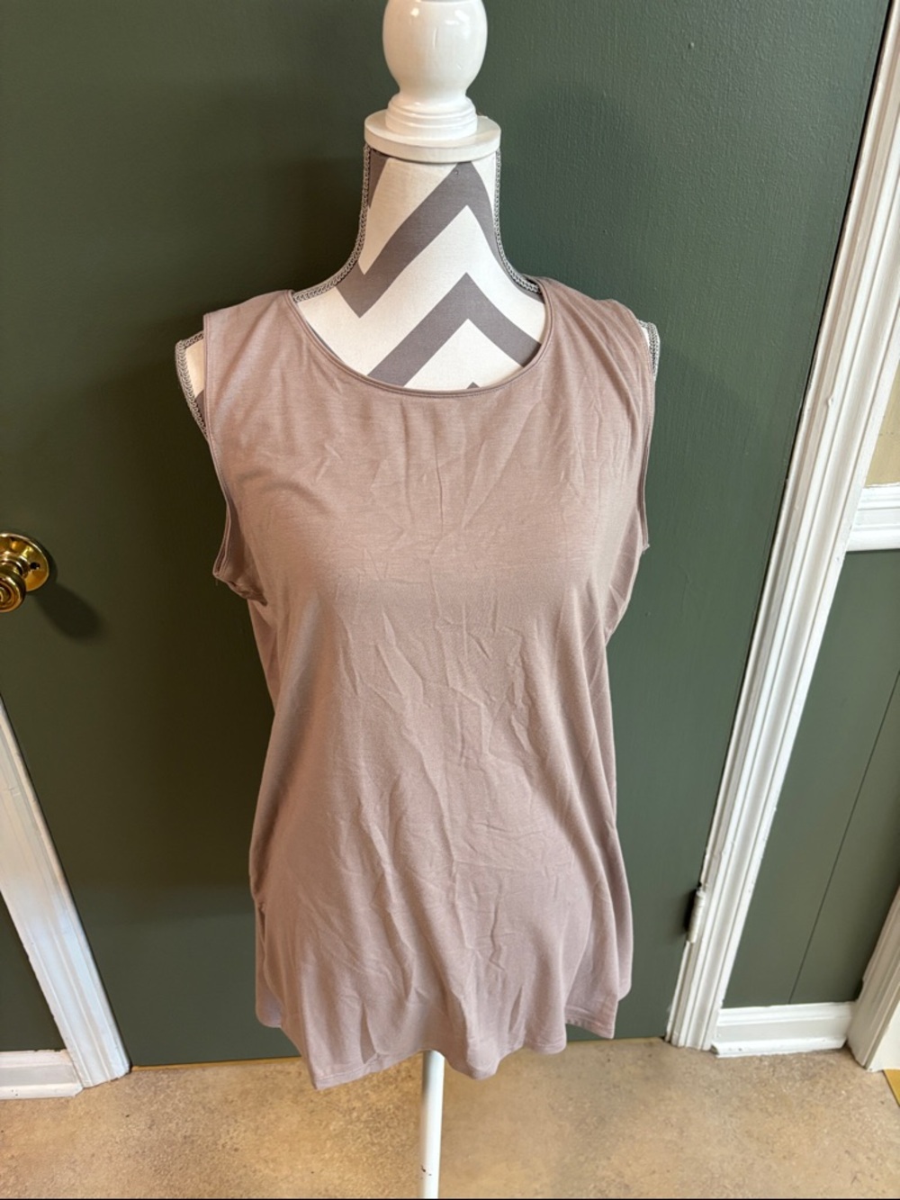 Zenana Outfitters Scoop Neck Tank - Dusty Rose